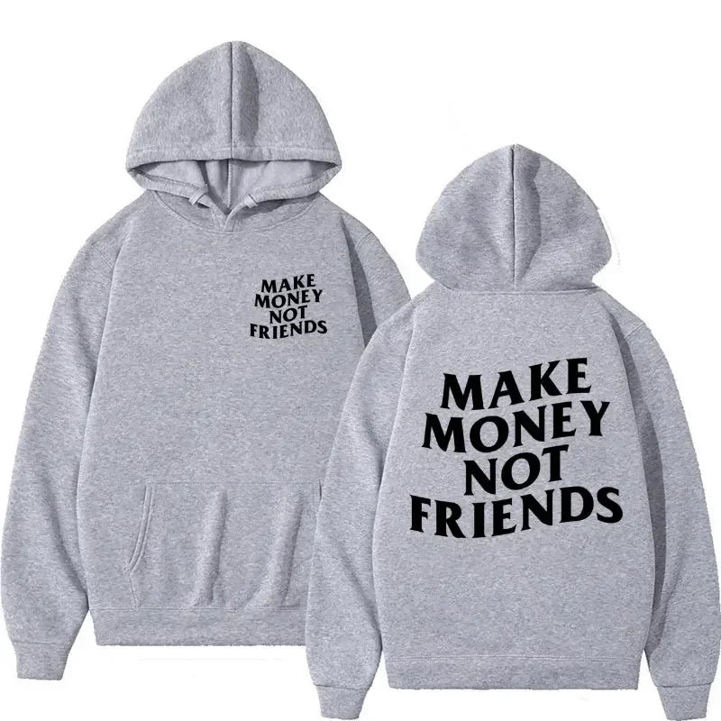 Funny Need Money Letter Print Hoodie