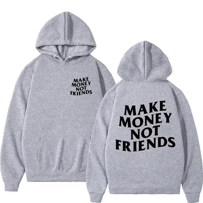 Funny Need Money Letter Print Hoodie