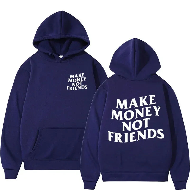 Funny Need Money Letter Print Hoodie