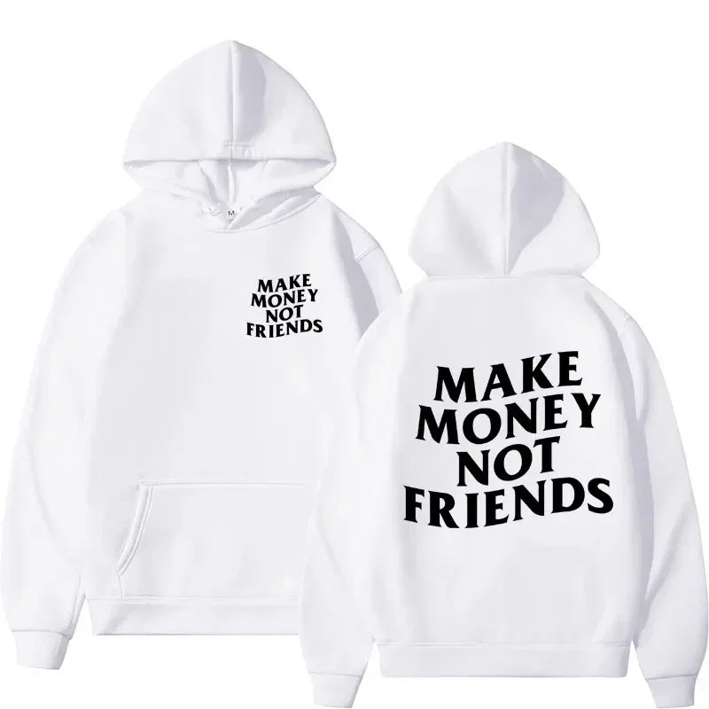 Funny Need Money Letter Print Hoodie