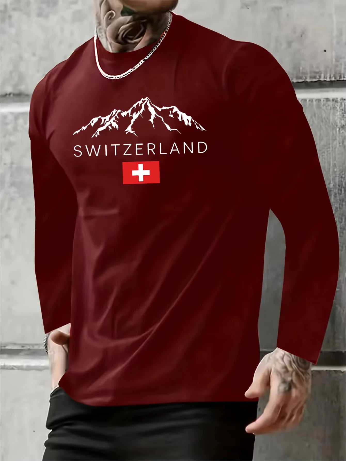 Swiss Snow Mountain Tee