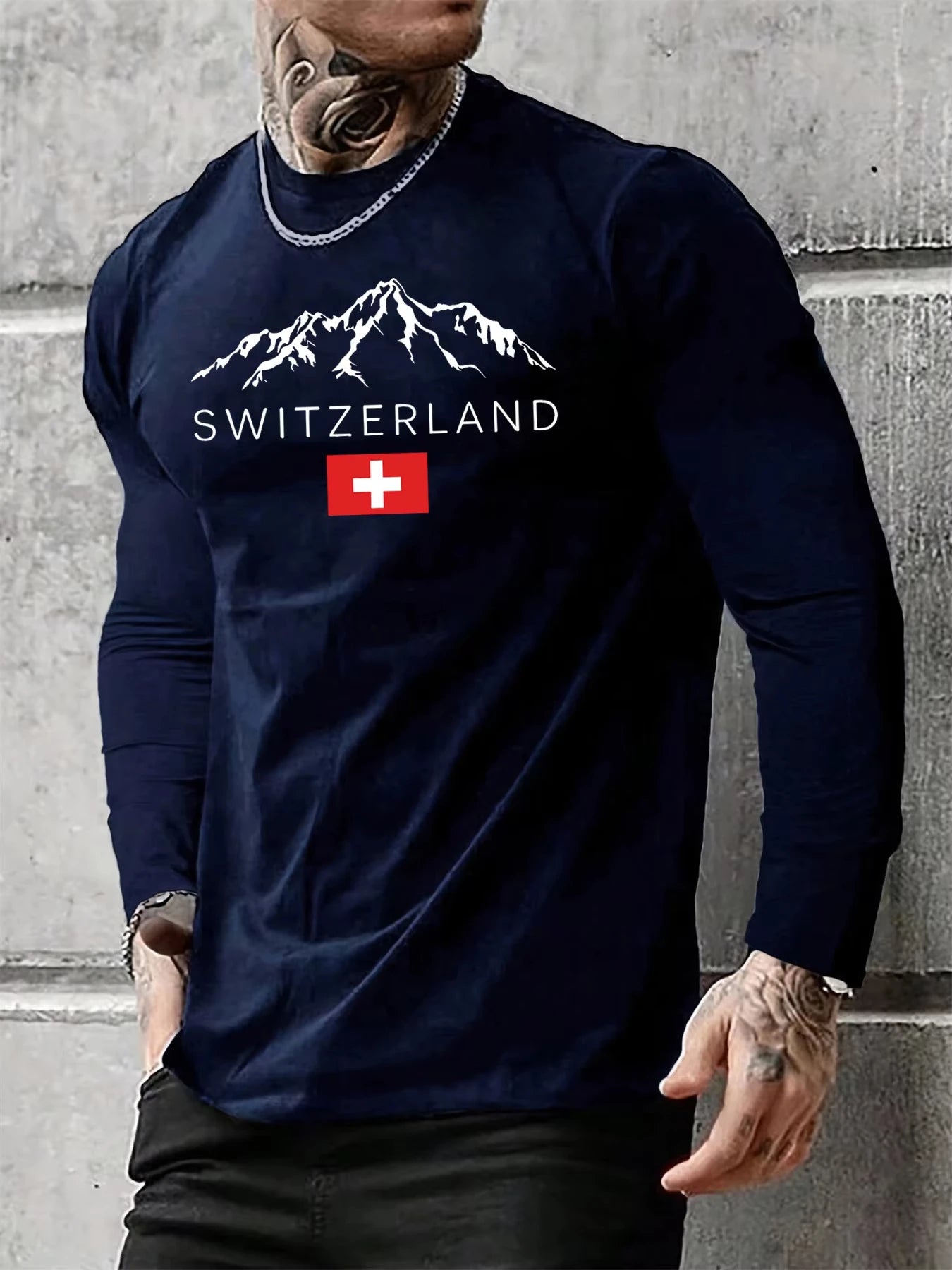 Swiss Snow Mountain Tee