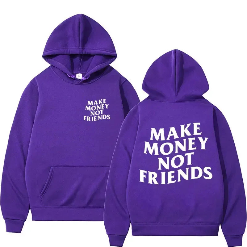 Funny Need Money Letter Print Hoodie
