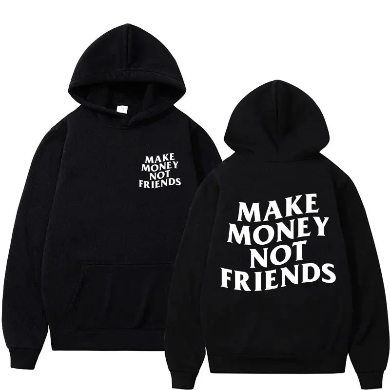 Funny Need Money Letter Print Hoodie